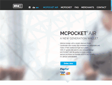 Tablet Screenshot of mcpocket.com